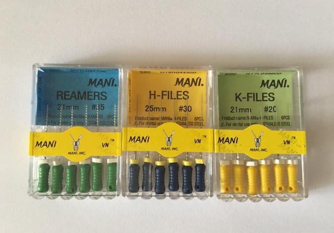 MŨI DŨA TỦY H-FILES MANI, K-FILE, H-FILE